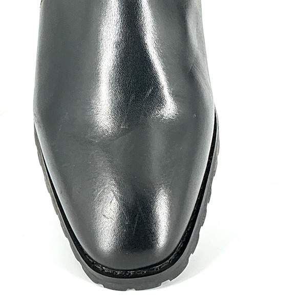 Blondo Size 8.5 Sullivan Black Leather Waterproof Ankle Boots NEW Lug Sole $160 - Picture 11 of 16